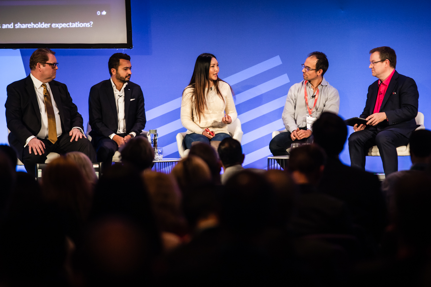 Industry panel on shareholder expectations, innovation and insurance transformation.